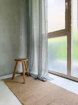 Sage Green Sheer Linen Curtain