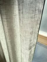 Sage Green Sheer Linen Curtain