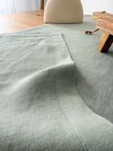 Sage Green Linen Table Runner