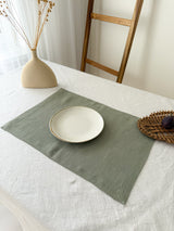 Sage Green Linen Placemat