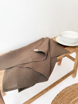 Brown Linen Tea Towel
