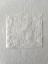 Off White Linen Coasters with Stitch Edges - set of 4