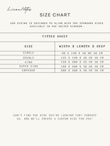 Black Linen Fitted Sheet