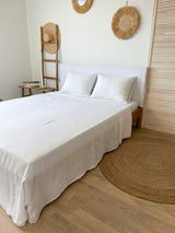White Linen Flat Sheet