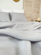 Light Grey Linen Summer Cover