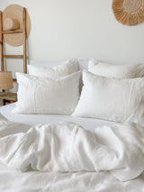 Off White Linen Duvet Cover set