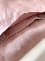 Dusty Pink Linen Duvet Cover set