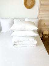 White Linen Duvet Cover set