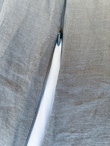 Dark Grey Linen Duvet Cover