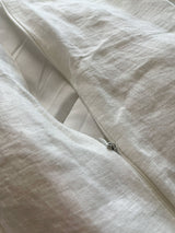 White Linen Duvet Cover