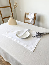 White Linen Placemat