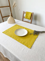 Yellow Linen Placemat