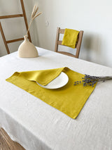 Yellow Linen Placemat