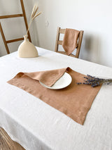 Tan Linen Placemat