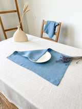 Light Blue Linen Placemat