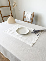 Off White Linen Placemat