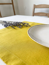 Yellow Linen Placemat