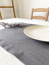 Dark Grey Linen Placemat