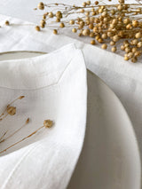 Off White Linen Napkin