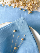 Light Blue Linen Napkin