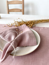 Dusty Pink Linen Napkin