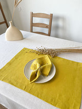 Yellow Linen Napkin