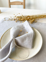 Light Grey Linen Napkin