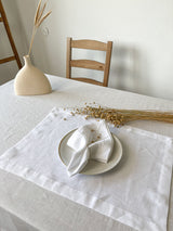 White Linen Napkin