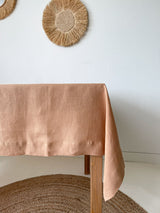 Tan Linen Tablecloth
