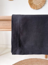 Black Linen Tablecloth