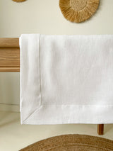 Off White Linen Tablecloth