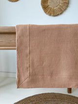Tan Linen Tablecloth