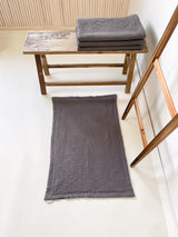 Dark Grey Waffle Bath Mat