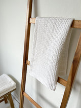 White Waffle Bath Mat