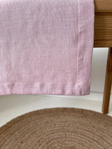 Dusty Pink Linen Table Runner