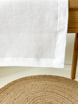 White Linen Table Runner