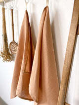Tan Linen Tea Towel