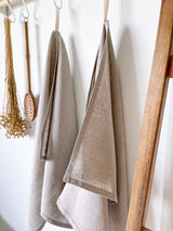 Beige Linen Tea Towel