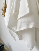 Off White Linen Tea Towel