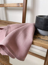 Dusty Pink Linen Tea Towel