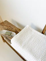 White Waffle Bath Towel