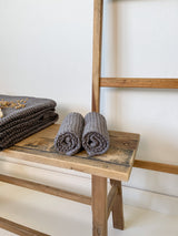 Dark Grey Waffle Hand Towel