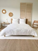 Off White Linen Duvet Cover set
