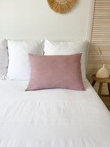 Dusty Pink Linen Pillowcase