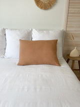 Tan Linen Pillowcase
