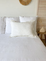 Off White Linen Pillow Sham