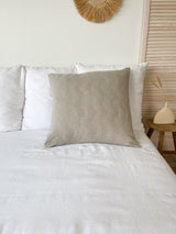 Beige Linen Pillowcase