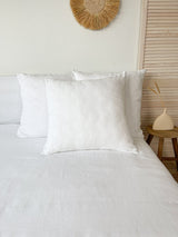 White Linen Pillowcase