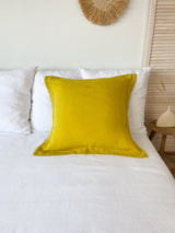 Yellow Linen Pillow Sham
