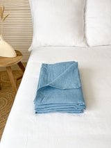 Light Blue Linen Summer Cover
